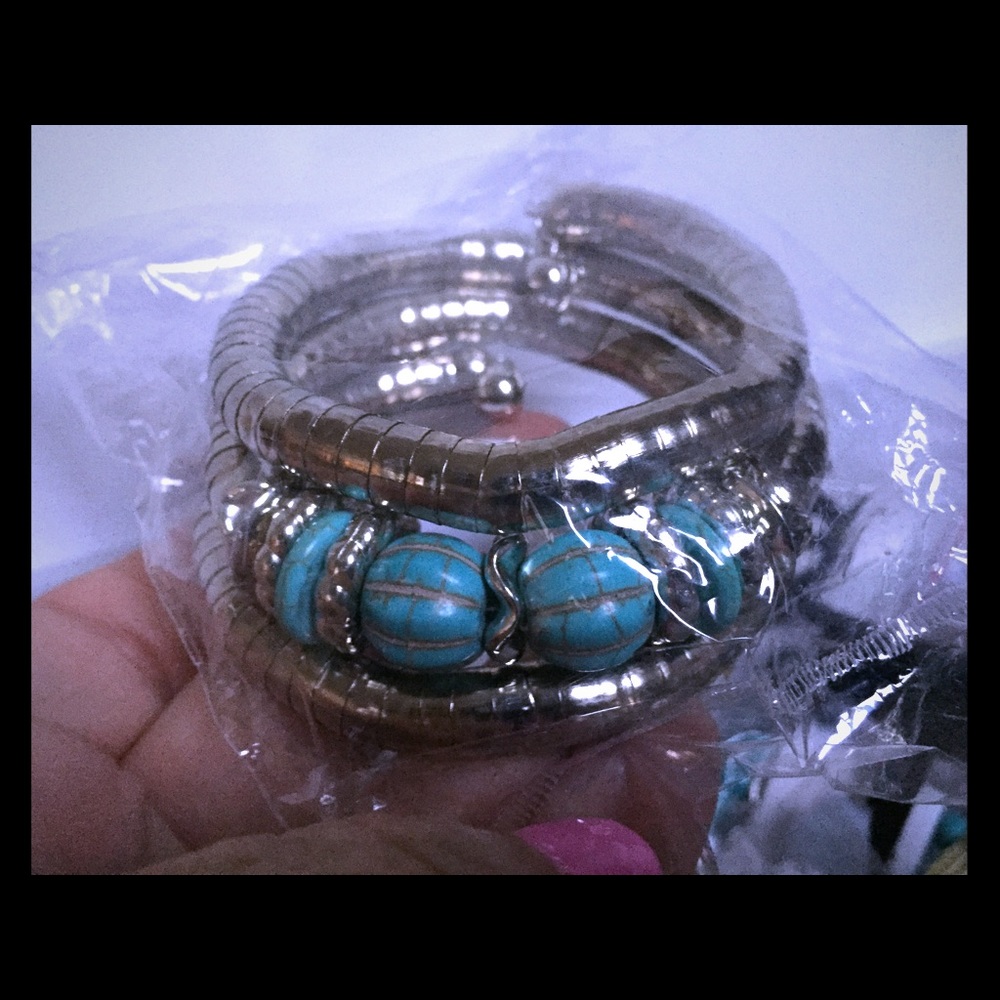 Bracelet Turquoise &a silver